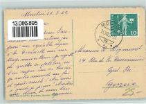 2740 Moutier 1962 - mit Bahnhof