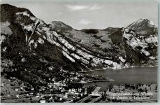 8872 Weesen Gebrauchsspuren Fliegeraufnahme Leistkamm