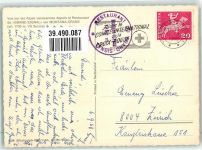 3963 Montana - Gasthaus Grand Signal Hüttenstempel Hund