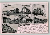 8360 Eschlikon TG BOAKC Gasthaus Löwen u. Linde Lithographie