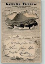 6900 Lugano 1902 - Zeitung Gazzetta Ticinese