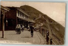Brienzer Rothorn Kulm Foto AK Hotel Rothorn-Kulm