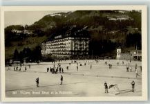 1884 Villars-sur-Ollon - Patinoire Schlittschuhlauf Eishockey