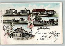 3052 Zollikofen 1902 BOAKC Bahnhof Molkerei Lithographie