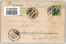 9400 Rorschach 1905 Prägedruck Bahnhof Hafen Eisenbahn Lok Dampf Schiff Wappen Blumen