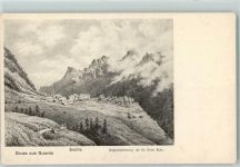 7545 Guarda Gebrauchsspuren Boschia Zeichnung von Ernst Buss