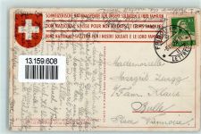 Nr. 1 Im Schutze der Grenzwacht Nationalspende für unsere Soldasten u. Familien AK Militär Schweiz 1923