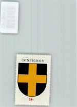 1232 Confignon - Vignette Wappen Kaffee Hag ca 1920-1940
