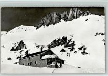 Corno Gries - Berggasthof Schweizer Flagge Winter