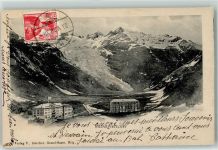 Rhonegletscher 1909 - Hotel Belvedere