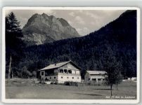 7553 Tarasp - Meierei Gasthaus St. Jon Blick mit Lischana