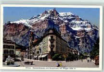 8750 Glarus - Bahnhofstraße Burgstraße Wiggis Feldpost Mot Kan Bttr 16