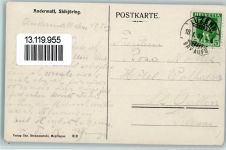 6490 Andermatt Gebrauchsspuren 1909 Skikjöring Winter