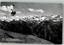 8784 Braunwald Foto AK Seilbahn Sesselbahn