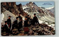 Gebirgsartillerie Grenzbesetzung 1914 Militär Schweiz