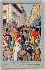 Genève Genf Nr. 6 1814-1914 Centenare de la Reunion Militär Schweiz 1914 Künstlerkarte