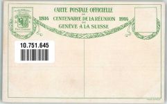 Genève Genf Nr. 6 1814-1914 Centenare de la Reunion Militär Schweiz 1914 Künstlerkarte