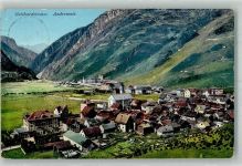 6490 Andermatt 1913 Foto AK Gotthardstrasse