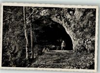 1337 Vallorbe 1936 Foto AK Höhle La Grotte aux Fées