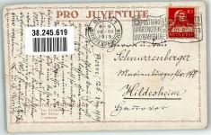 Bern Berne sign. Toepfer, Adam Der Köhler 1847 Ort handschriftlich Pro Juventute Schweiz 1919 Künstlerkarte