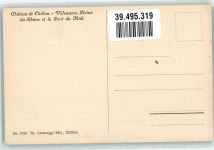 Chillon Chateau - Villeneuve Plaine du Rhone Dent du Midi Raddampfer Eisenbahn