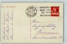 Basel Bâle Werbestempel Binnenschiffahrt Internat. Ausstellung Wasserkraftnutzung Phila Schweiz