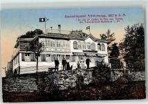 9053 Teufen AR 1916 Gebrauchsspuren Aussichtspunkt Gasthaus Fröhlichsegg Wetterfahne