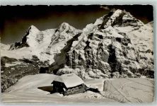 3825 Mürren - Station Allmendhubel Eiger Mönch Jungfrau Winter