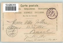 6442 Gersau 1898 Lithographie Kindlimord