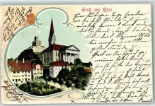 8610 Uster 1901 - Kirche und Schloss