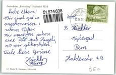 3778 Schönried Foto AK Ferienheim Buebebärg