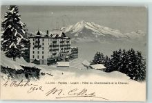 1854 Leysin 1902 - Feydey Hotel du Chamossaire Le Chaussy hiver
