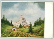 Matterhorn VS Künstlerkarte sign. Heinzle