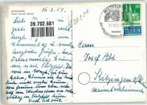 Matterhorn VS Künstlerkarte sign. Heinzle