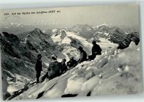 Jungfrau BE 1913 - Bergsteiger am rasten
