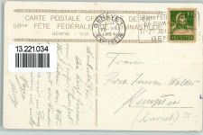 1200 Genève Genf - 58 Fete Federale de Gymnastique 1925