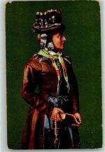 Trachtenfrau aus dem Goms