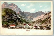 Meglisalp Foto AK Gasthaus