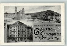 8840 Einsiedeln 1912 - Gasthaus Zum Klostergarten