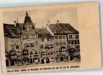 8260 Stein am Rhein 1914 - Häuser am Marktplatz