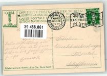 3000 Bern Berne - Landesausstellung 1914 Nr.30 Festhalle Architekt Joos