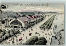 8000 Zürich 1905 Künstlerkarte Eidgen. Sängerfest