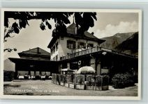 1660 Château-d´Oex 1947 Foto AK Hotel de la Gare AK