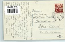 1660 Château-d´Oex 1947 Foto AK Hotel de la Gare AK