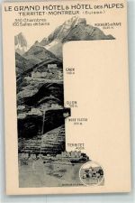 1820 Territet - Grand Hotel Hotel des Alpes