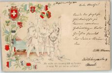 1901 Prägedruck Wappen