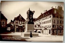 2300 La Chaux-de-Fonds Foto AK Denkmal Monument de la République