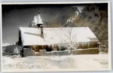 3825 Mürren Winter Kirche