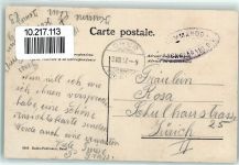 7000 Chur Coire 1907 - Militärsache Feldpost