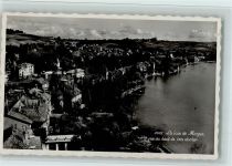 1110 Morges - La baie de Morges vue du haut de son clocher Luftbild